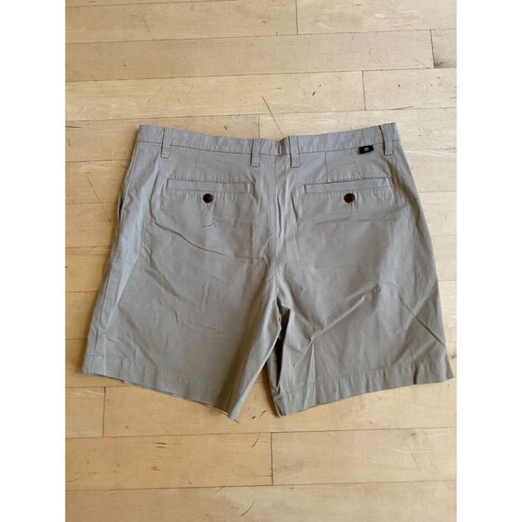 Ted Baker "fordo" flat front tan shorts men's sz 38 regular pockets - Picture 5 of 7